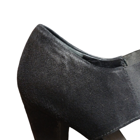 Prada Black Suede Heels Sandals Women's Size 8.5 - Picture 13 of 14